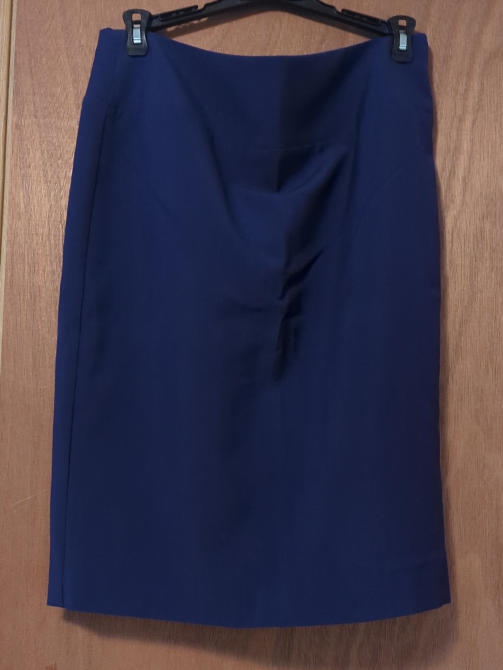 Structured Royal Blue Pencil Skirt - Women's Tailored Workwear